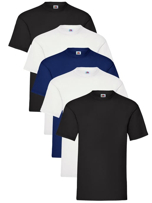 Paquete de 5 camisetas para hombre Fruit of the Loom - Image 1