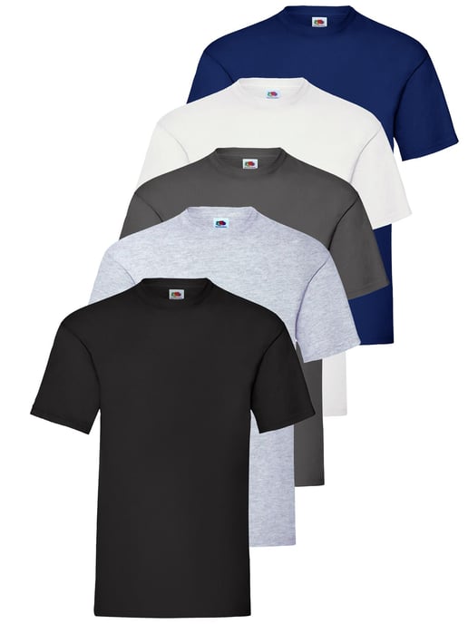 Paquete de 5 camisetas para hombre Fruit of the Loom - Image 1