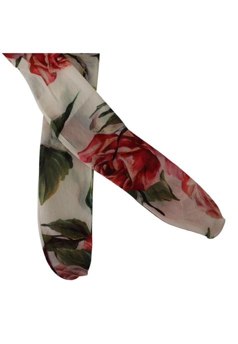 Dolce & Gabbana Medias Con Estampado De Rosas - Image 1