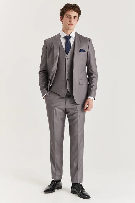 Pantalón gris de sastre para hombre, elegante y formal - Image 2