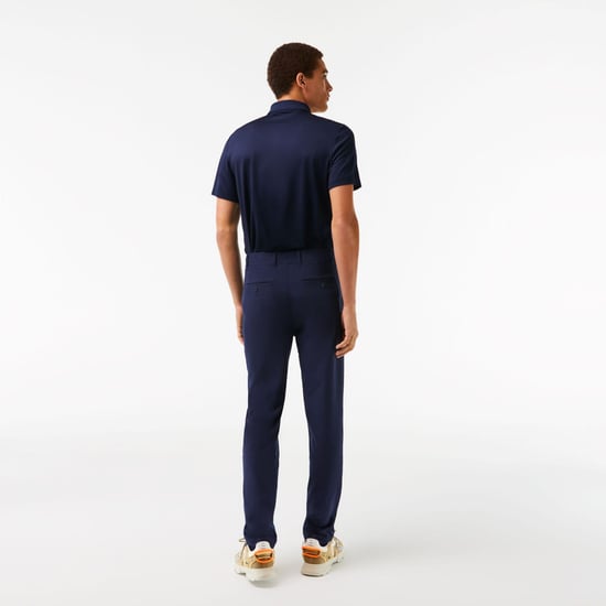 Men's Lacoste Sport Stretch Golf Chinos in Navy - Image 2