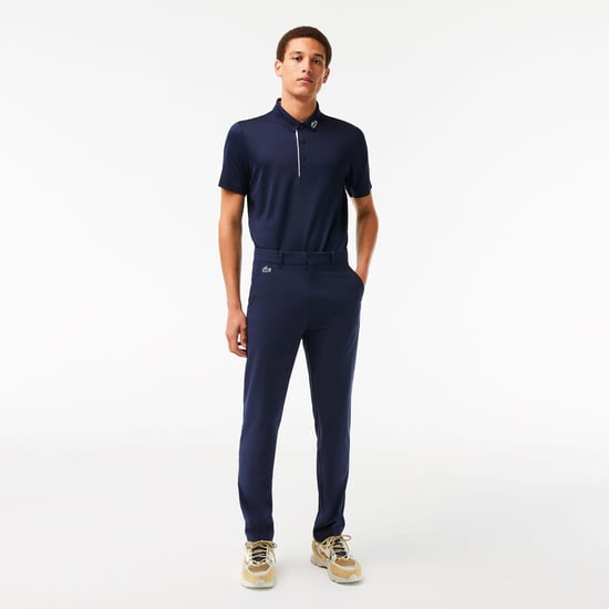 Men's Lacoste Sport Stretch Golf Chinos in Navy - Image 3