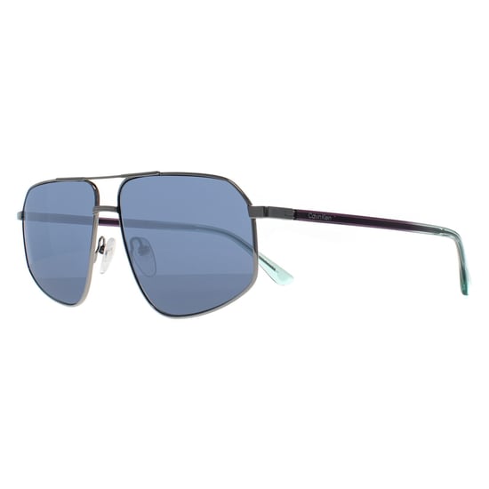 Gafas de sol Calvin Klein CK23126S 014 azul gunmetal claro - Image 2