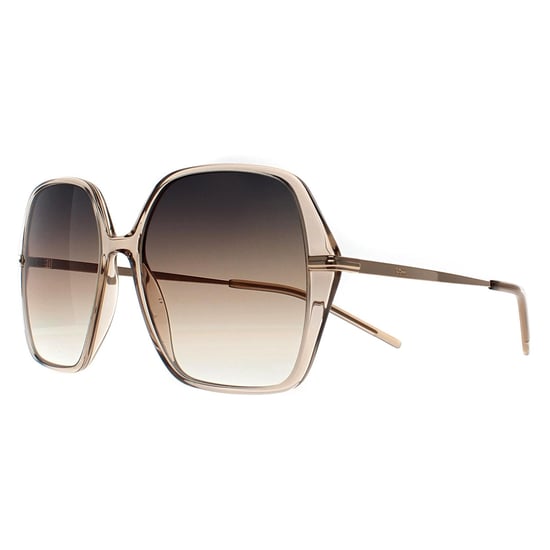 Hugo Boss BOSS 1660/S 84A PR Gafas de sol degradado beige oro gris marrón transparente - Image 2