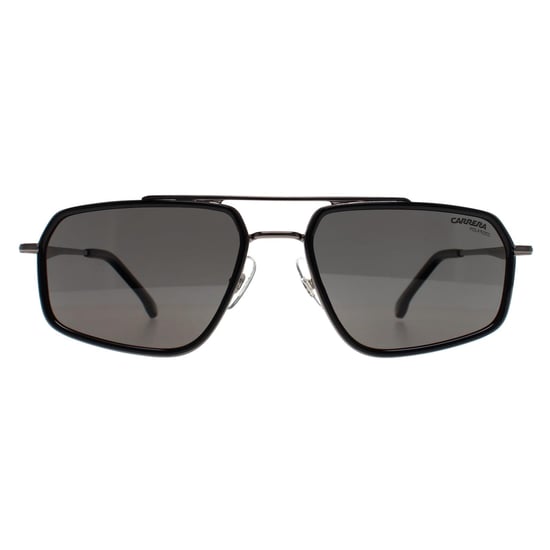 Gafas de sol Carrera Carrera 338/S V81 M9 negro rutenio oscuro gris polarizadas - Image 1