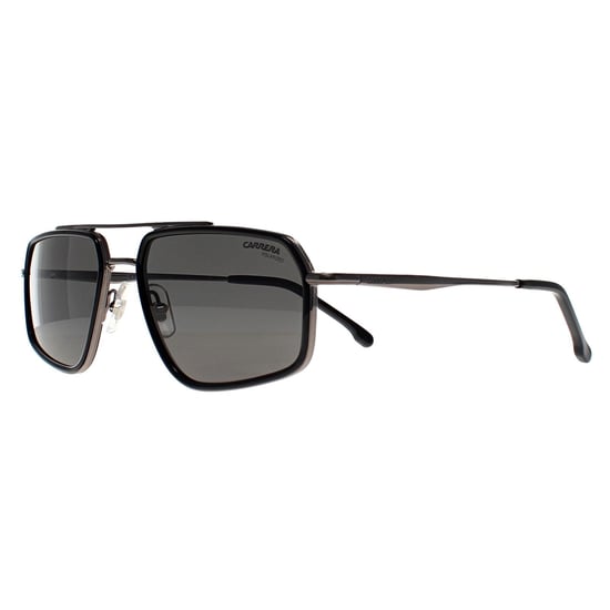 Gafas de sol Carrera Carrera 338/S V81 M9 negro rutenio oscuro gris polarizadas - Image 2