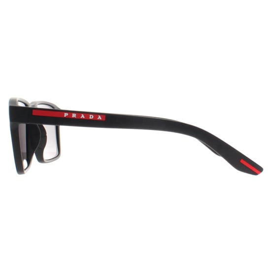 Gafas de sol Prada Sport PS05YS DG002G de caucho negro gris oscuro polarizadas - Image 3