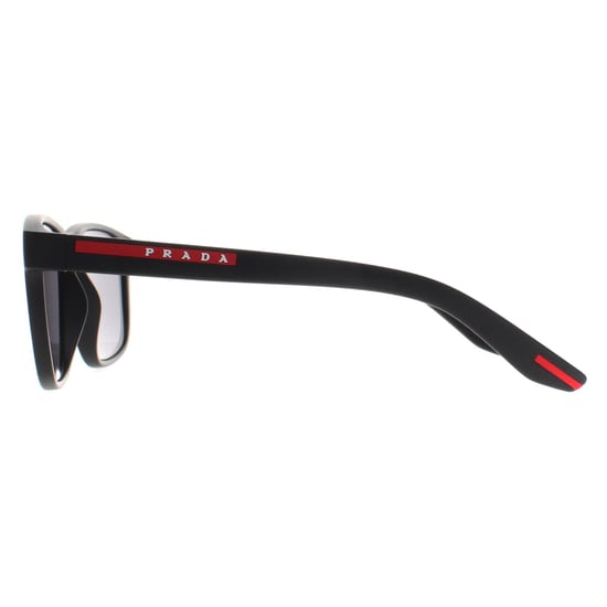 Gafas de sol Prada Sport PS06YS DG002G de caucho negro gris oscuro polarizadas - Image 3
