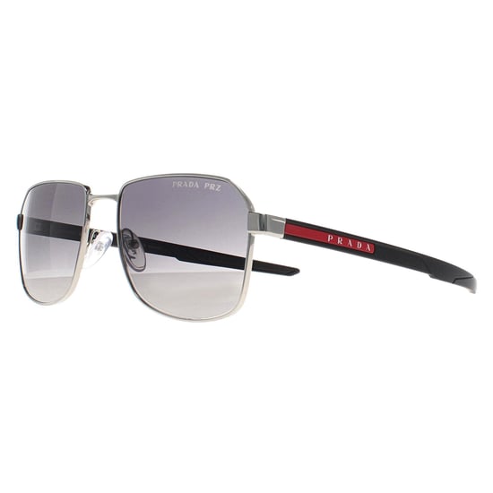 Prada Sport PS54WS 1BC06G gafas de sol polarizadas degradado gris plata - Image 2
