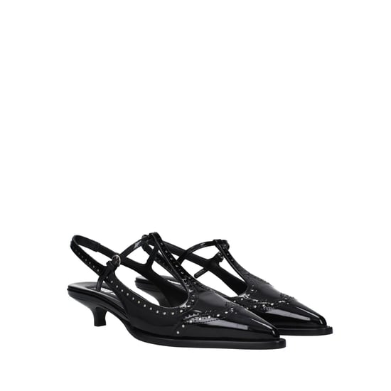 Miu Miu Bombas de Cuero Slingback - Image 2