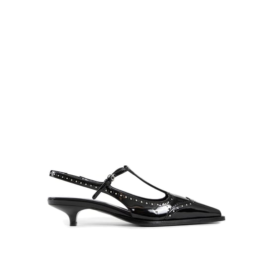 Miu Miu Bombas de Cuero Slingback - Image 4