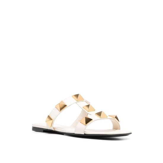 Sandalias planas de cuero Valentino Garavani Roman Stud - Image 2