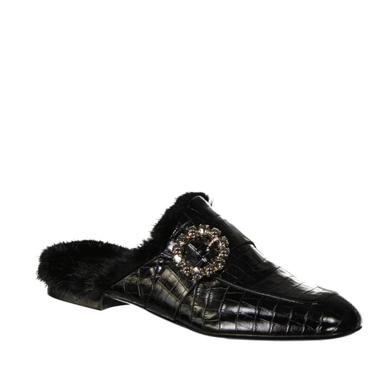 Mules de piel con pelo Eleventy - Image 2
