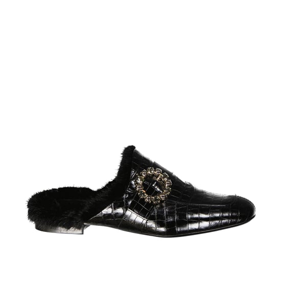 Mules de piel con pelo Eleventy - Image 4