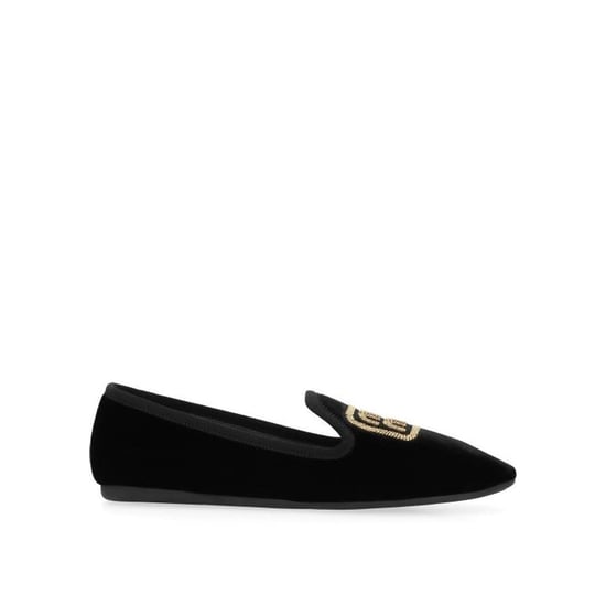 Miu Miu Bailarinas de Terciopelo con Logo - Image 4