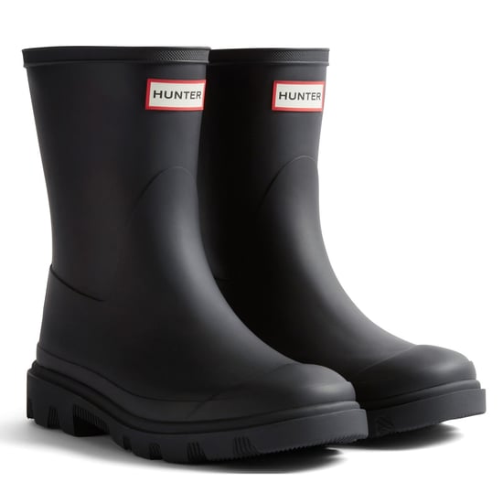 Botas de Agua Cortas Hunter Downpour para Mujer en Negro - Image 1