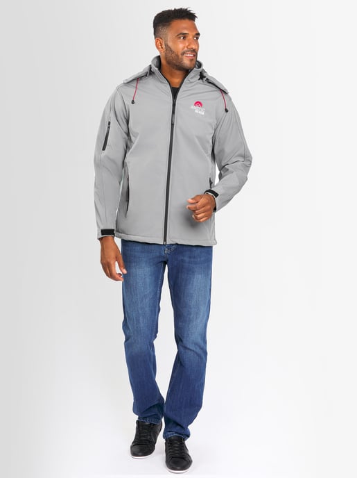 Chaqueta Softshell para Hombre Arctic Seven Gris Claro - Image 5