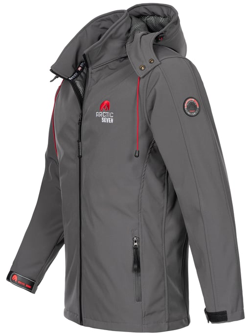 Chaqueta Softshell para Hombre Arctic Seven Gris Oscuro - Image 2