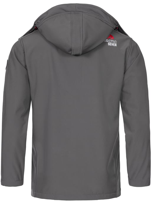Chaqueta Softshell para Hombre Arctic Seven Gris Oscuro - Image 3