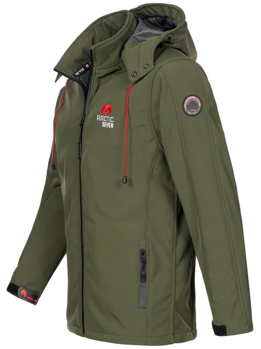 Chaqueta Softshell para Hombre Arctic Seven Oliva - Image 2