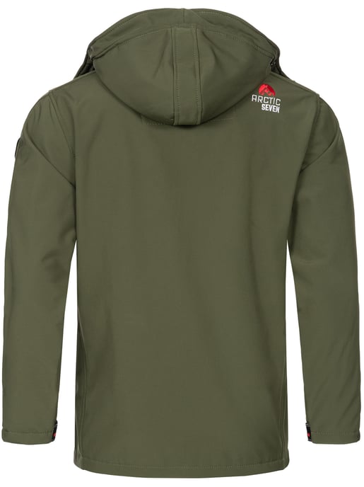 Chaqueta Softshell para Hombre Arctic Seven Oliva - Image 3