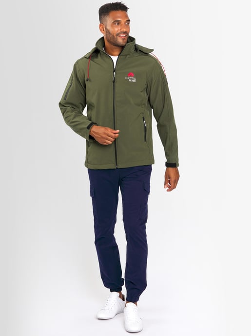 Chaqueta Softshell para Hombre Arctic Seven Oliva - Image 5