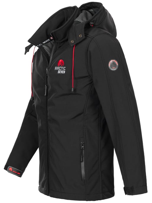 Chaqueta Softshell para Hombre Arctic Seven Negra - Image 2