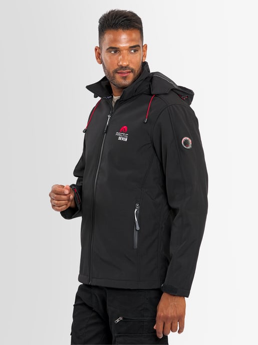 Chaqueta Softshell para Hombre Arctic Seven Negra - Image 6
