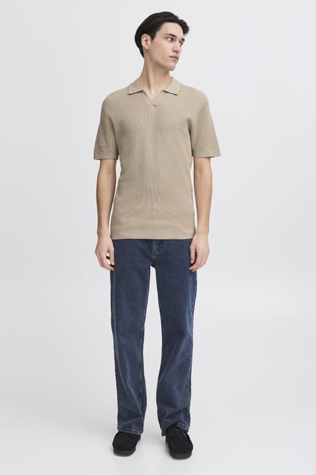 Polo de punto George - Beige - Image 2