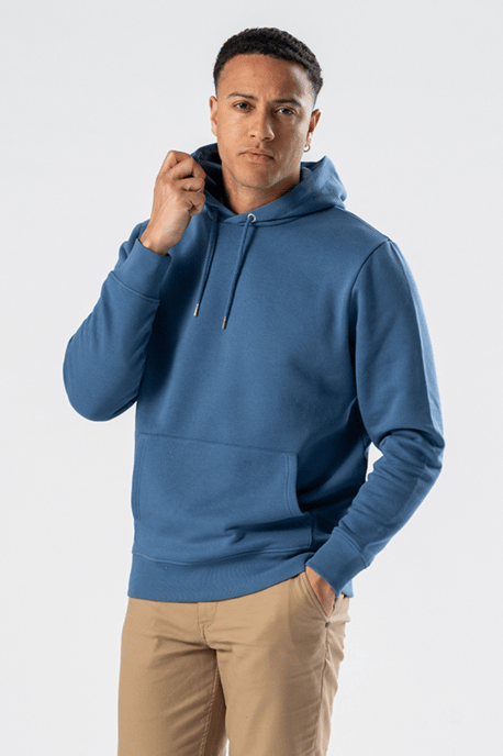 Sudadera con capucha - Azul polvoriento - Image 4