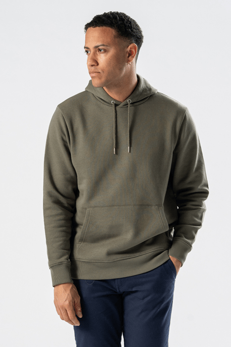 Sudadera con capucha - Verde militar - Image 2