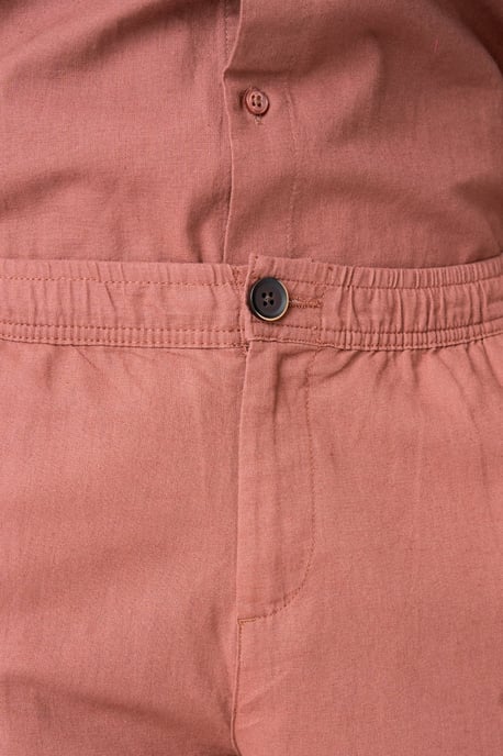 Pantalones de Lino - Terracota - Image 4