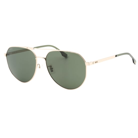 Hugo Boss gafas de sol doradas con lentes verdes - Image 2