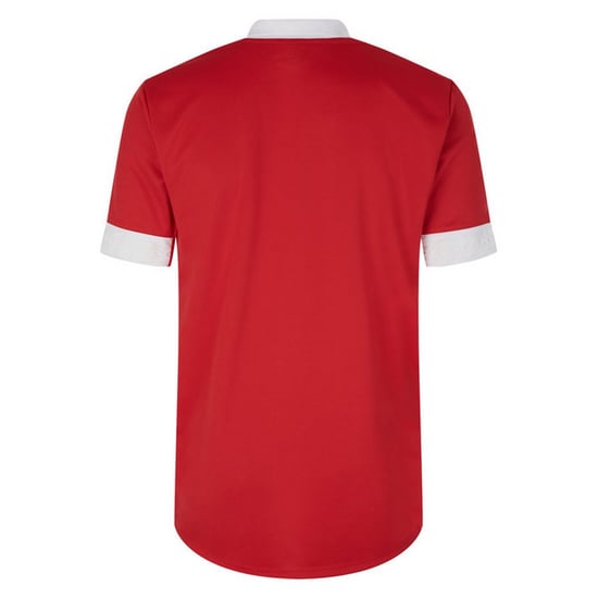 Umbro Childrens/Kids Tempest Short-Sleeved Jersey (Vermillion/White) - Image 2