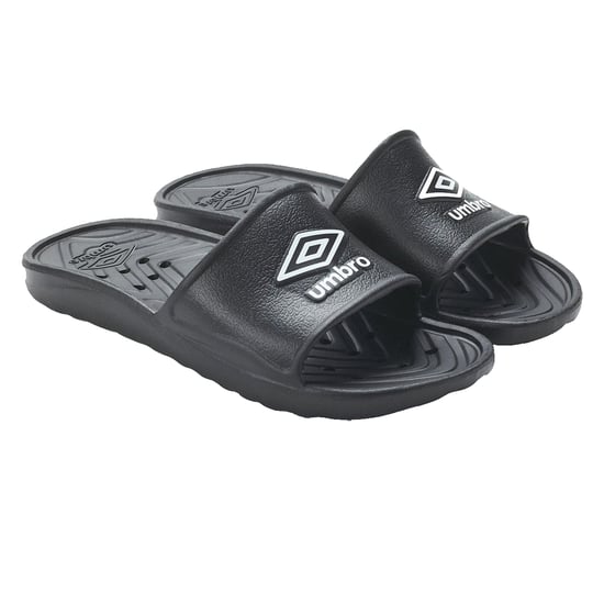Umbro Mens Shower Sliders (Black/White) - Image 5