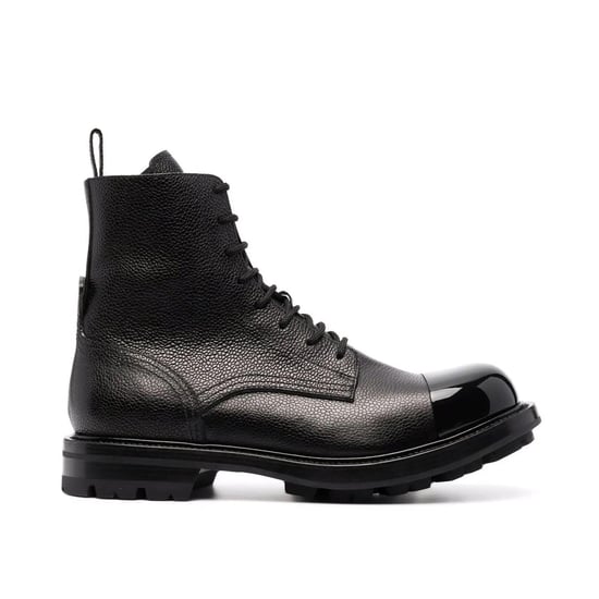 Botas de piel con cordones Alexander Mcqueen - Image 1