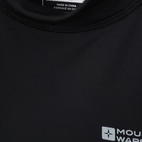 Mountain Warehouse Childrens/Kids Long-Sleeved Rash Top (Black) - Image 4