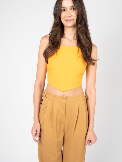 Patrizia Pepe Top de mujer naranja - Image 4