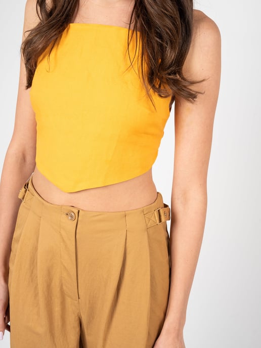 Patrizia Pepe Top de mujer naranja - Image 5