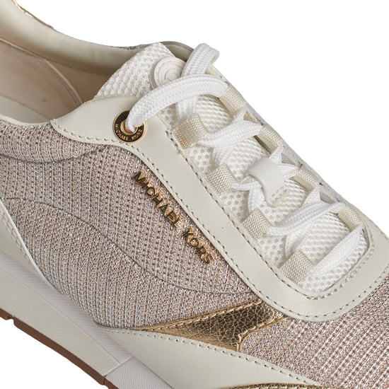 Sneakers Allie Stride de Piel y Malla de Cadena Brillante 43S2ALFS3D para Mujer - Image 5