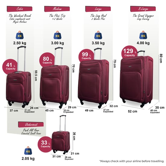 Maleta ligera de nailon para vino, con carcasa blanda y 4 ruedas, ideal para viajes y vacaciones. - Image 2