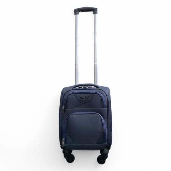 Maleta ligera de nailon azul marino con 4 ruedas, estuche de viaje y bolsas para vacaciones - Image 6