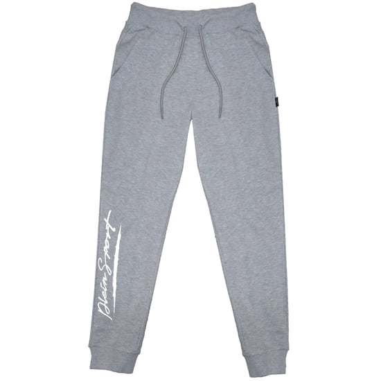Plein Sport pantalones deportivos grises con logo distintivo grande - Image 1