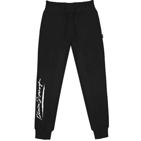 Plein Sport pantalones deportivos negros con logo distintivo grande - Image 1
