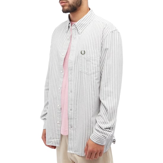 Camisa Oxford de rayas verdes de Fred Perry Field - Image 2