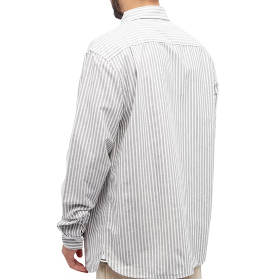 Camisa Oxford de rayas verdes de Fred Perry Field - Image 3