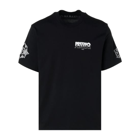 Amiri Premier Logo camiseta negra - Image 1