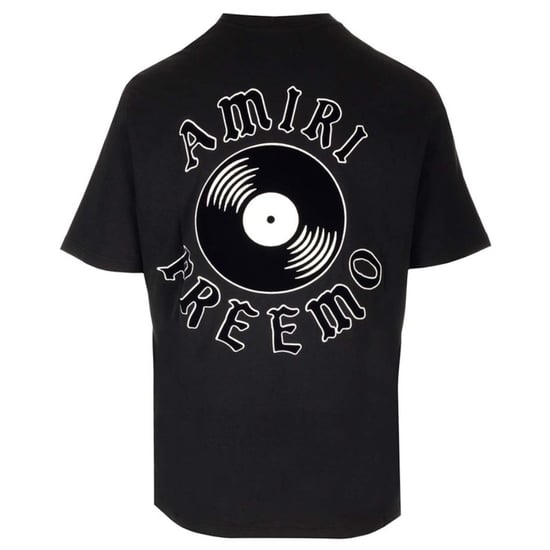 Camiseta negra con logotipo de Amiri Premier Records - Image 2
