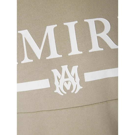 Amiri MA Bar Logo sudadera con capucha beige - Image 3
