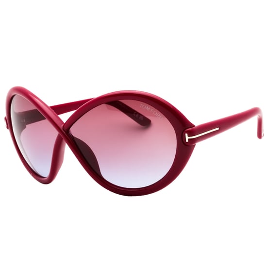 Gafas de sol Tom Ford con montura fucsia brillante y violeta - Image 2